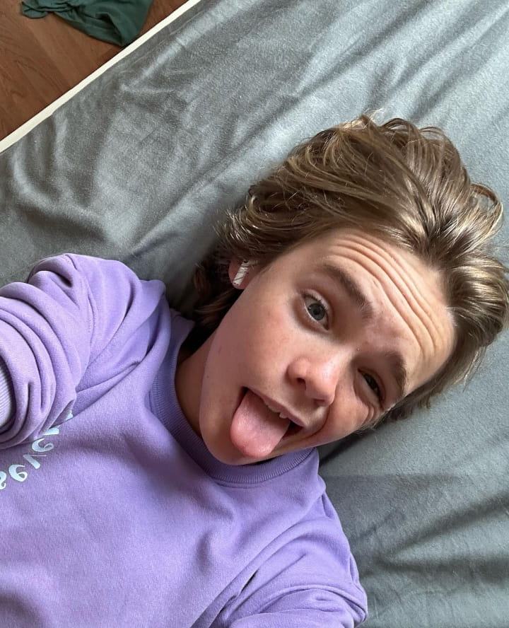 Image - A close-up view picture of Jack Skye's hair and eye color.